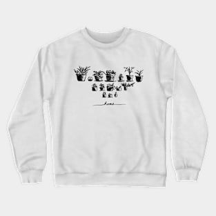 Home (black and white) Crewneck Sweatshirt